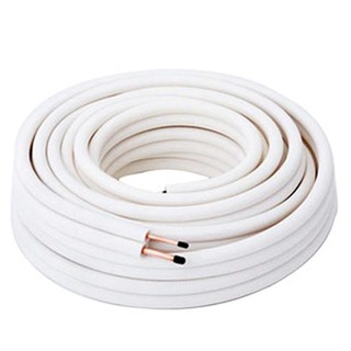 Ống đồng Thái Lan lắp điều hòa máy lạnh 6+10, 6+12 dày 7dm dùng cho máy lạnh 1hp-2hp - 3 hp 6/10 6/12 Tặng ghen cách