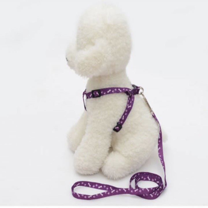 Dây Dắt Chó Mèo Thú Cưng Đi Dạo Kèm Yếm Đủ Màu Sắc