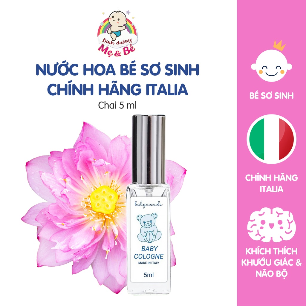 Nước hoa cho bé Babycoccole 0M+ an toàn cho trẻ sơ sinh & em bé chiết