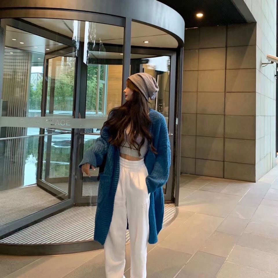 Áo choàng len dáng dài