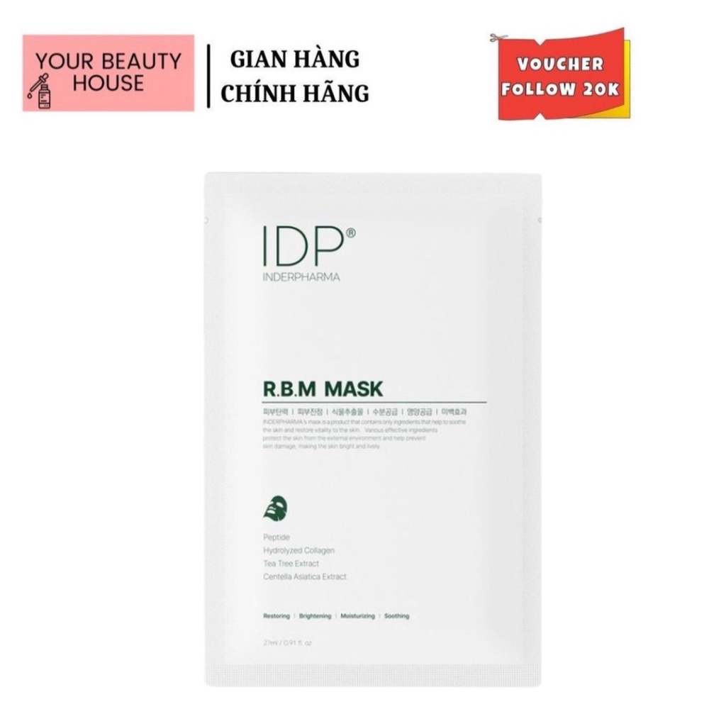 Mask Giấy IDP Dưỡng Phục Hồi Da Hàn Quốc