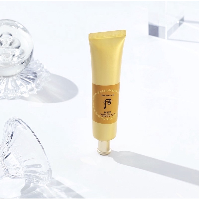 Hàng nội địa Hàn không tem Tuýp kem chống nắng chống nhăn nâng tone Whoo Wrinkle Sun Cream