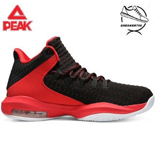 Giày peak basketball da920001 – đen đỏ