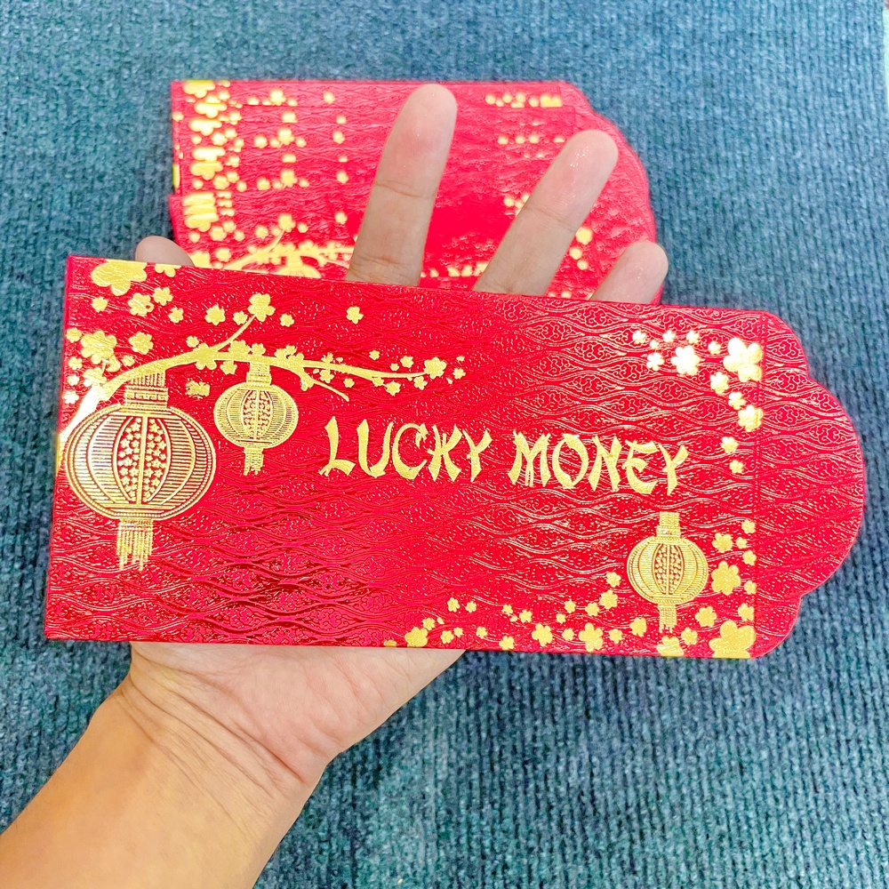Combo 100 Bao Lì Xì Tết Hình Mèo Lucky Money Xì Lì Tết 2023 lịch sự đẹp mắt trang trọng