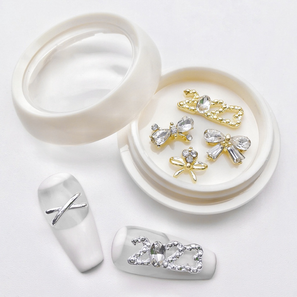 Bộ 10 Hạt Đá Đính Trang Trí Móng Tay Đa Năng Chống Rơi 2023 Cho Nữ