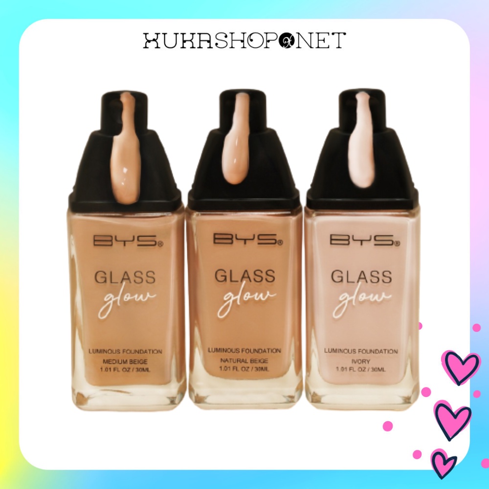 Kem nền tạo độ bóng BYS Glass Glow Luminous Foundation 30ml