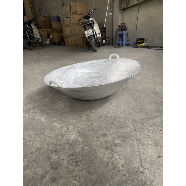 Chảo gang đáy võng cỡ lớn 70cm