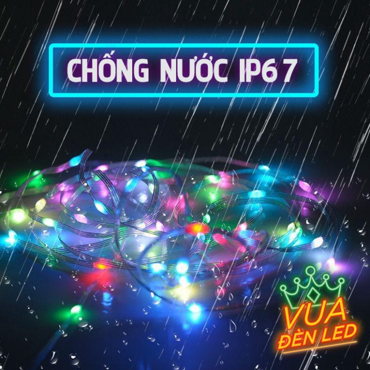 Đèn Fairy Light 16 Triệu Màu Điều Khiển APP Điện Thoại, Dây Led Nháy Đuổi Decor Phòng, Trang Trí Tết, Noel, Bàn Gaming