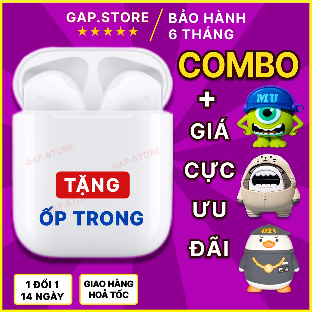 Tai nghe Bluetooth AlP2 Không Dây Full Chức Năng Pin Trâu 4-6h, Định Vị, Đổi Tên