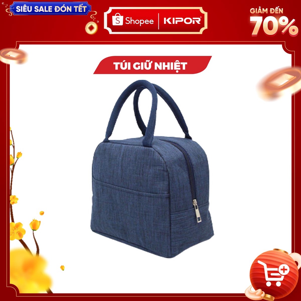 Túi đựng cơm giữ nhiệt KIPOR KP-T001 - Chống thấm nước - Quai xách tiện lợi, dễ dàng mang đi - Hàng chính hãng