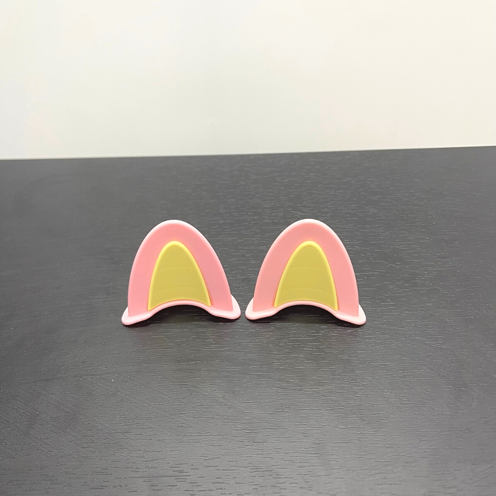 Tai mèo 2 màu gắn mũ bảo hiểm - hàng nhập khẩu