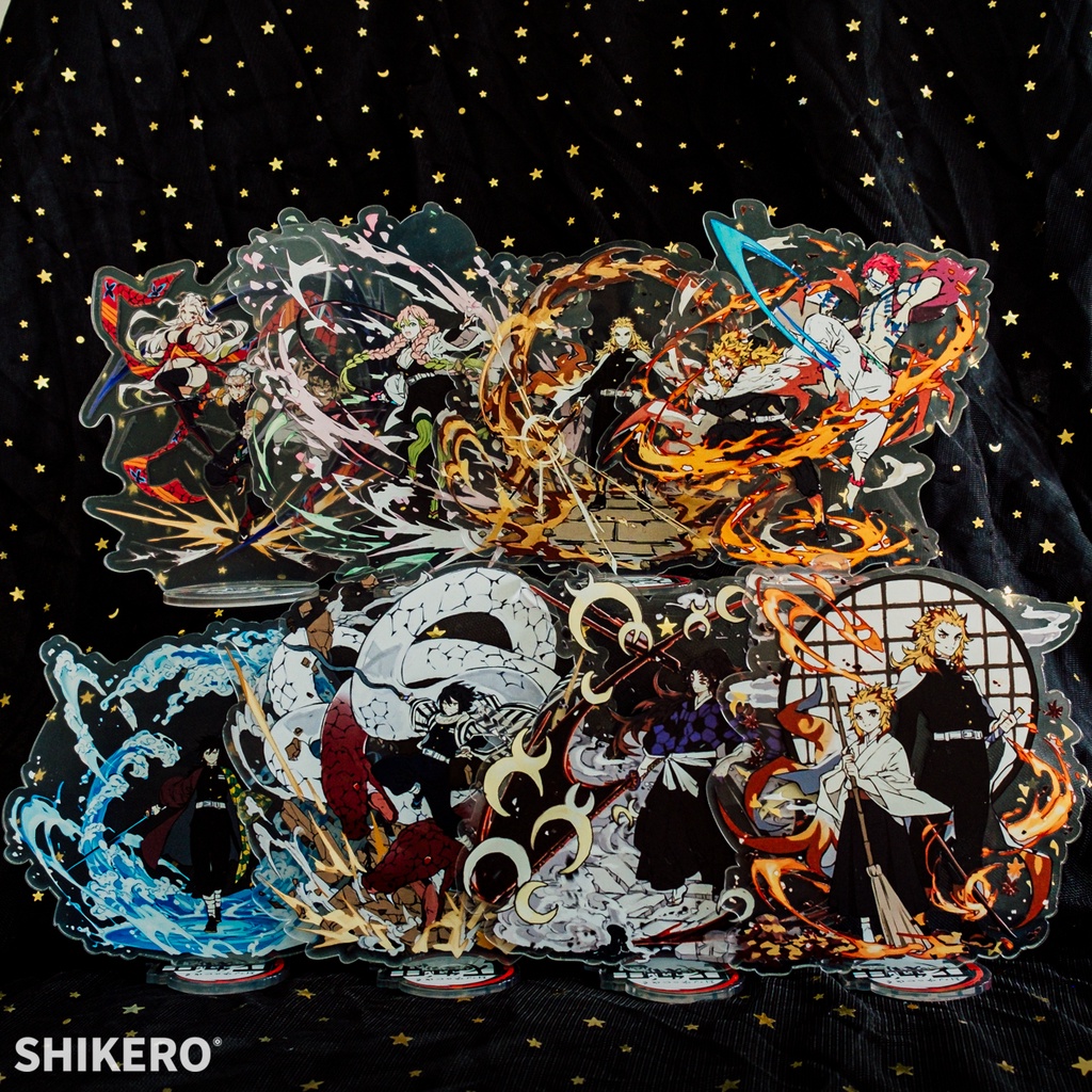 Standee anime, manga Demon Slayer, Kimetsu no Yaiba, Mô hình Standee Kimetsu no Yaiba (Tặng kèm sticker)