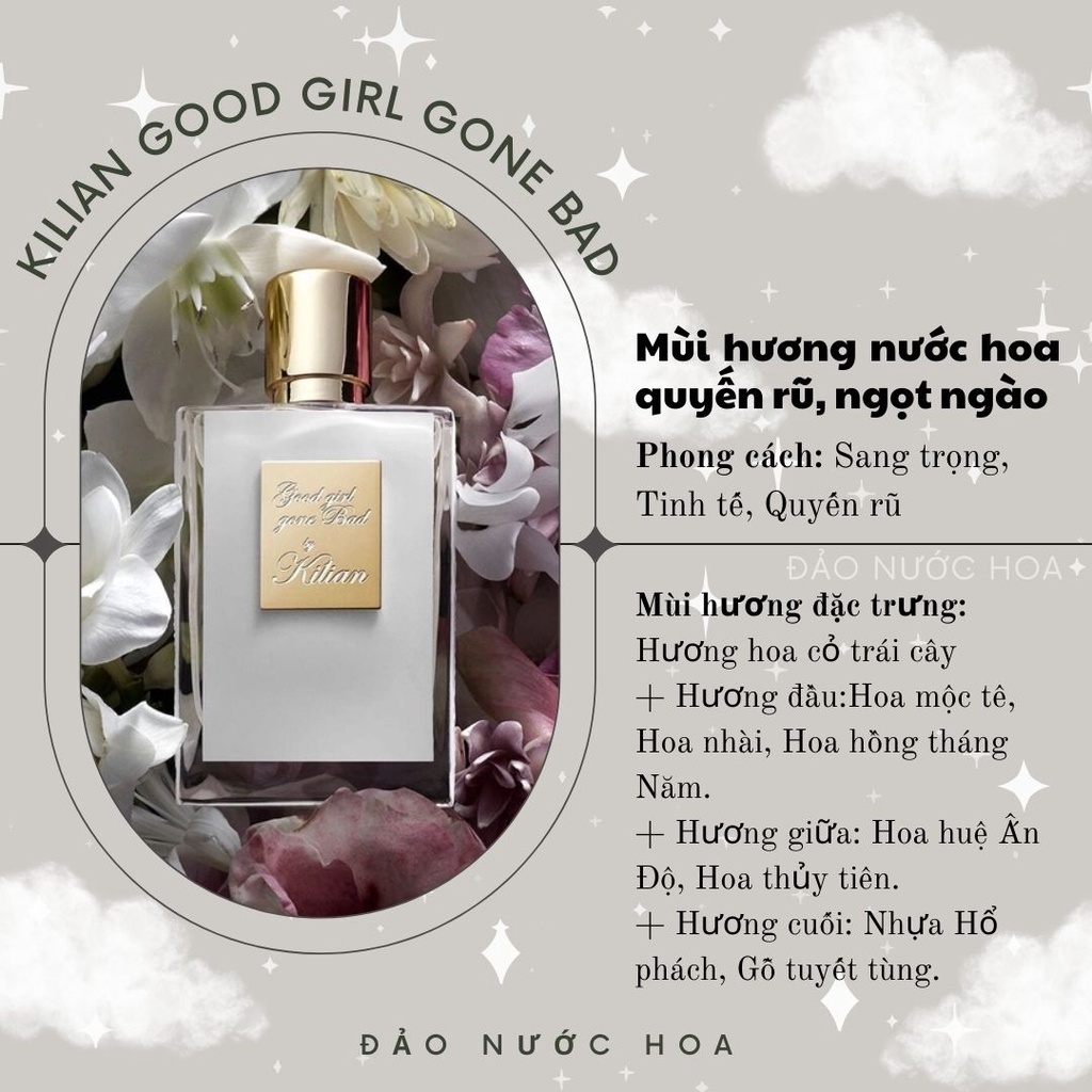 Combo nước hoa chiết kilian đen 10ml +  kilian trắng 10ml clip thật sang chảnh đẳng cấp ngọt ngào đảo nước hoa - B3 | BigBuy360 - bigbuy360.vn