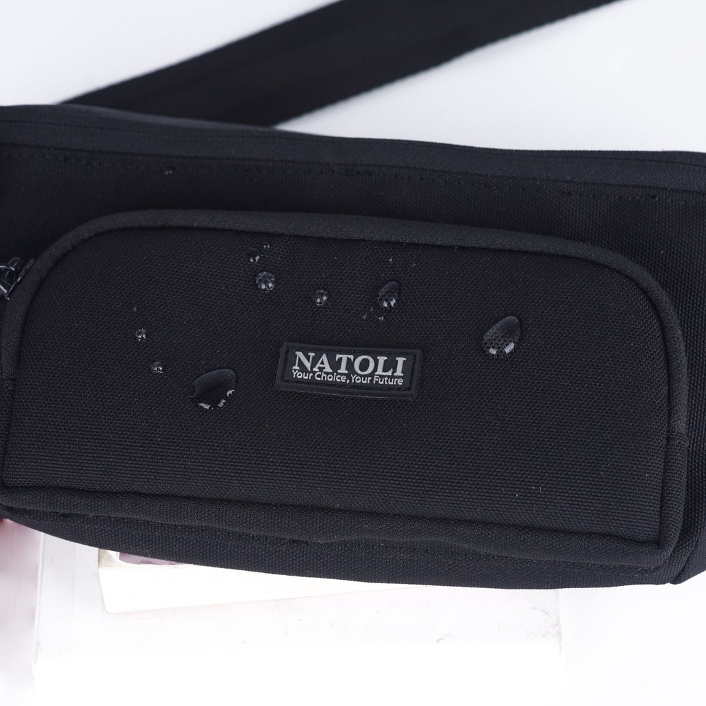 Túi bao tử nam nữ chính hãng NATOLI nhiều ngăn chống nước thời trang đơn giản cao cấp - Cali Cross Bag T14
