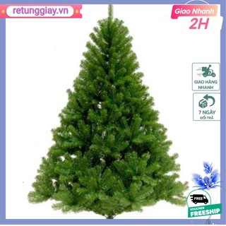 Giá sốc cây thông Noel cao 2Mét và 2Mét4 tặng kèm kim tuyến và ngôi sao