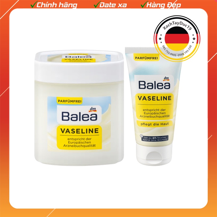 Kem Dưỡng Ẩm, Chống nẻ Balea Vaseline 125 ml của Đức