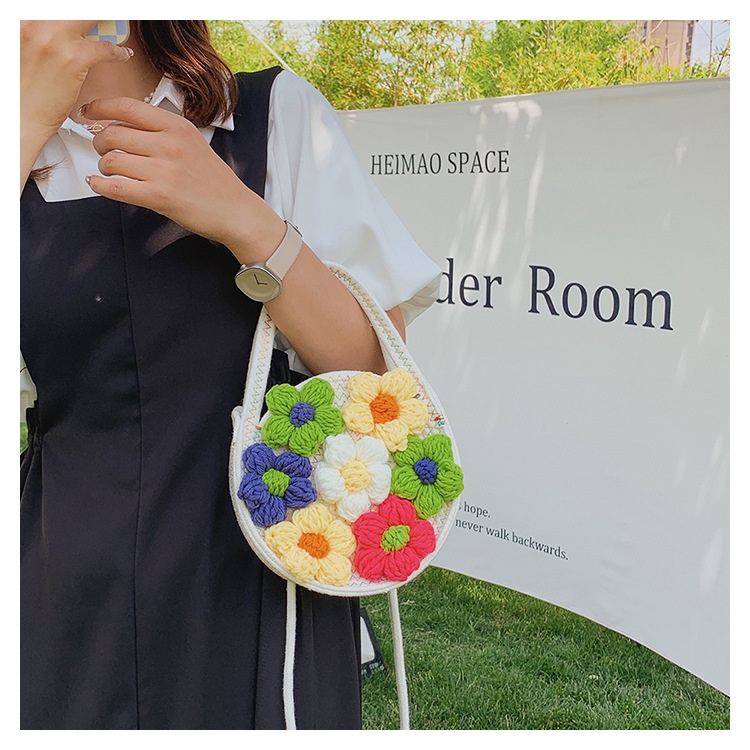 Túi Đeo Chéo Dệt Tay Thời Trang 2022 Cho Nữ