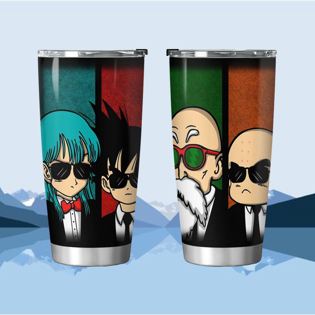 Cốc - Ly Giữ Nhiệt Songoku 600ml - In Manga, Anime Theo Yêu Cầu
