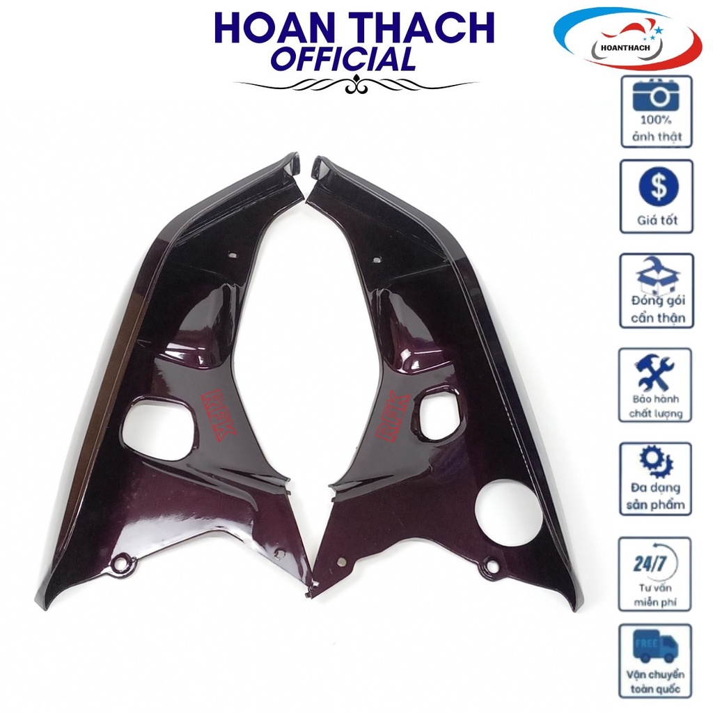 Cặp Bửng cho xe máy Dream Lùn Màu Nho nhựa đài loan, HOANTHACH SP002055