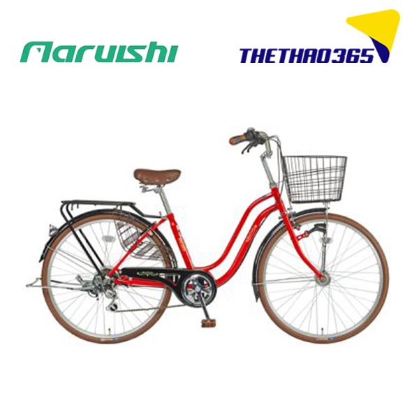 Xe đạp mini Nhật Bản MARUISHI WAT 2673, tinh tế từng mối hàn, bộ chuyển động 7 tốc độ êm ái, mượt mà.