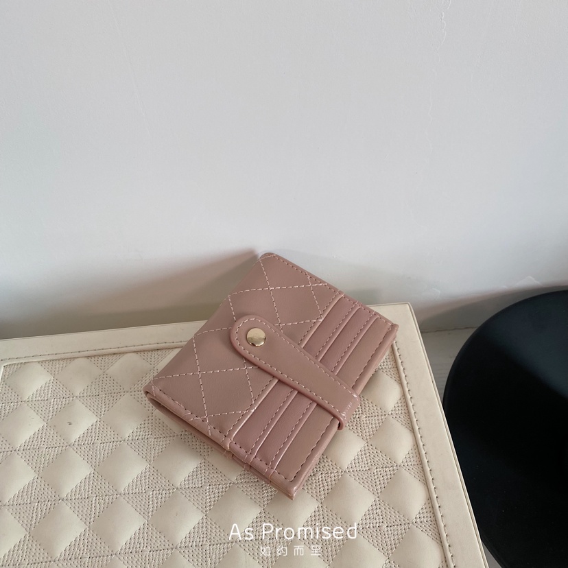 Ví đựng thẻ tiền 2 trong 1 mini Juny nữ da basic 22S