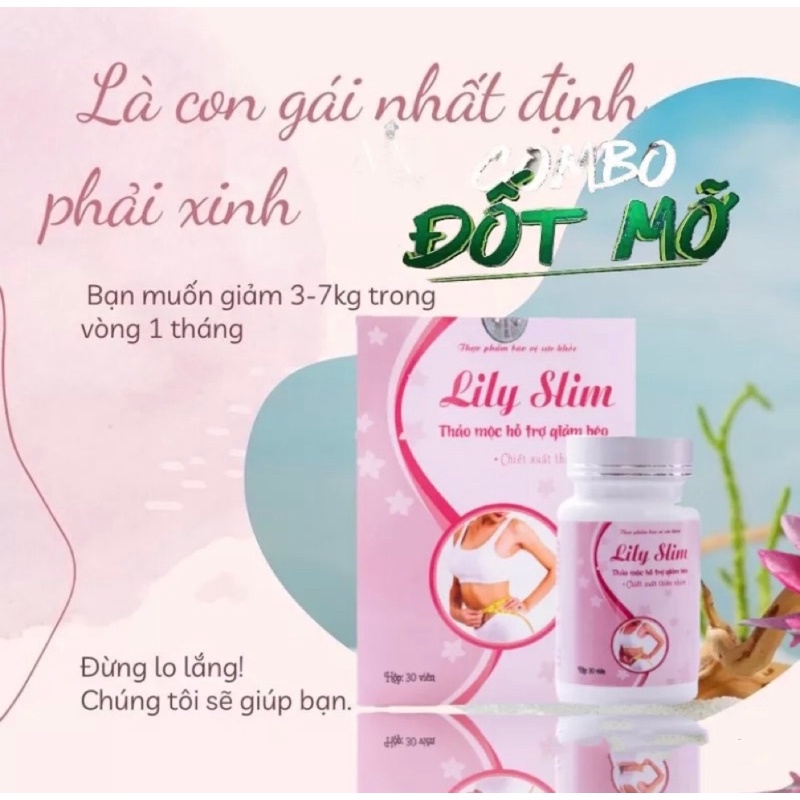 Giảm Cân LiLy Slim Hộp 30v An Toàn Hiệu Quả