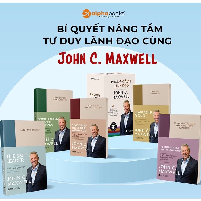 Sách - Combo Phong Cách Lãnh Đạo John C.Maxwell (Bộ 5 cuốn)