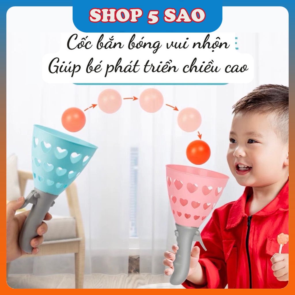 Đồ Chơi Cốc Bắn Bóng Vui Nhộn, Cốc Bắn Bóng Giúp Phát Triển Chiều Cao