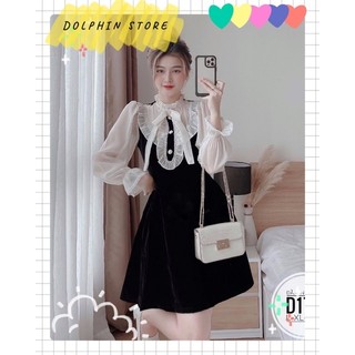 BIGSIZE Đầm đen bigsize