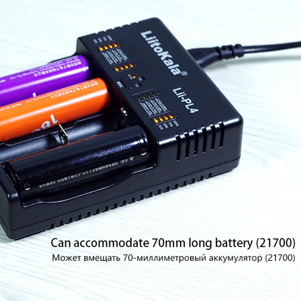 Bộ Sạc Pin LiitoKala Lii-PL4 4 Ngăn 2020