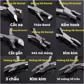 Kìm chỉnh nha CÁN VÀNG kìm uốn dây cung kìm bẻ đuôi dây cung kìm nance loop delarosa kìm cắt gần kìm cắt xa -LC01