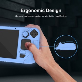 Kok Protector-Shell cho Steam Deck Silicone Cover Case Game Anticratch Console Case