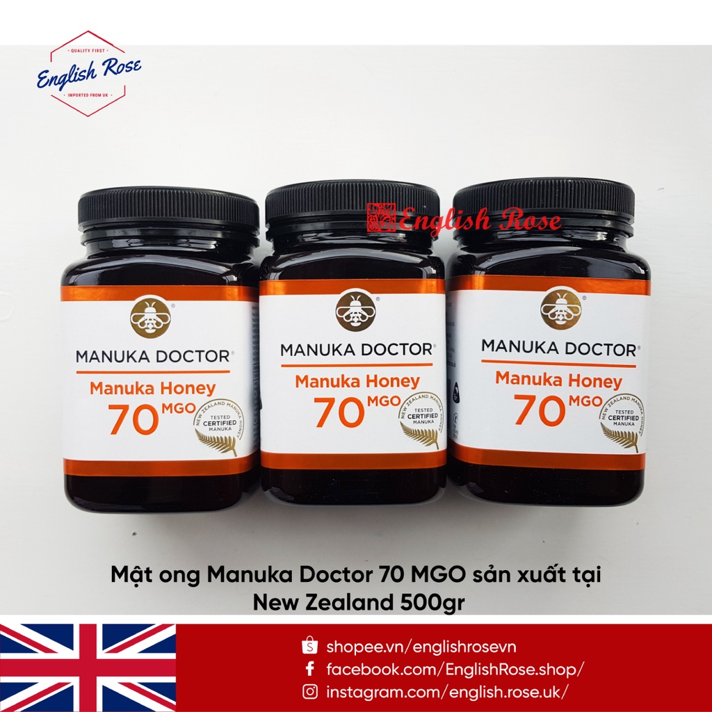 Mật ong Manuka 70 MGO 500gr sản xuất tại New Zealand - Bill Anh