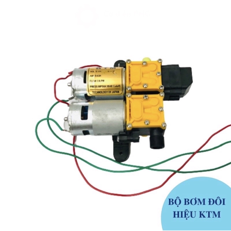 Máy bơm mini phun sương chuyên dùng cho phun thuốc, tưới cây, tưới lan, làm mát không khí| Hiệu KTM | Bình xịt điện