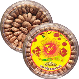 Mẫu Tết - Hộp 500G hạt điều xếp hoa Bình Phước (LOẠI 1)