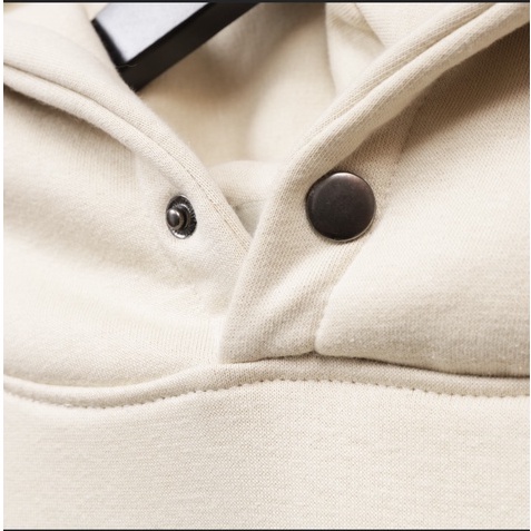 Áo hoodie nỉ trần bông habbits unisex from rộng dành cho nam nữ