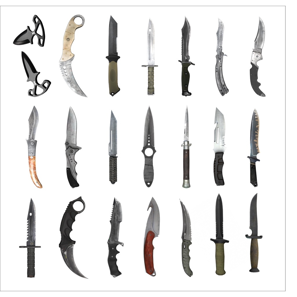 Mô hình in 3D CS:GO ALL KNIVES X21