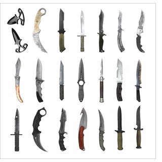Mô hình in 3d cs:go all knives x21