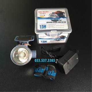 Đèn đội đầu siêu sáng, đèn bin đội đầu YQ 9811 nhỏ gọi - 2 chế độ sáng