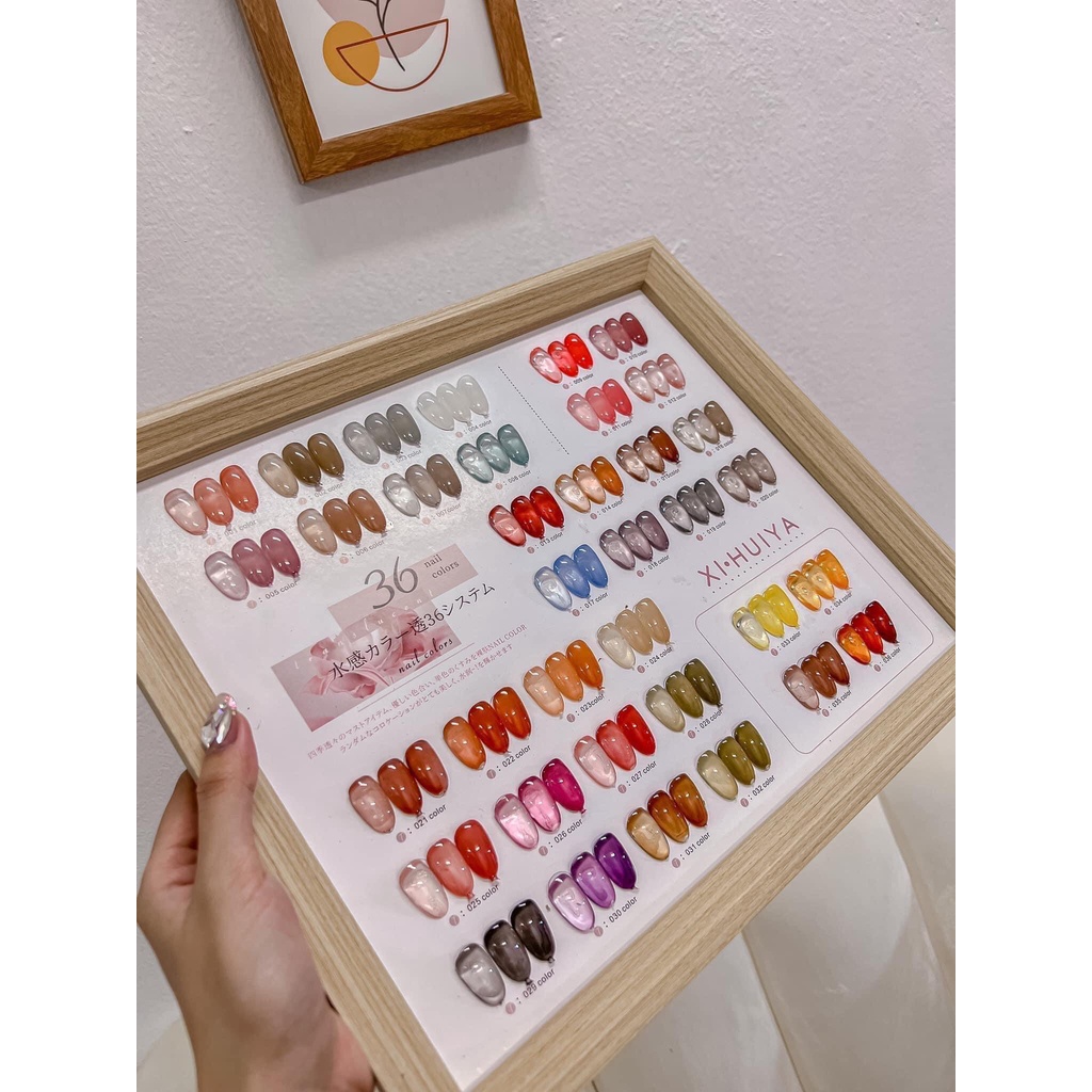 Set sơn gel thạch 36 màu chính hãng tone hàn quốc