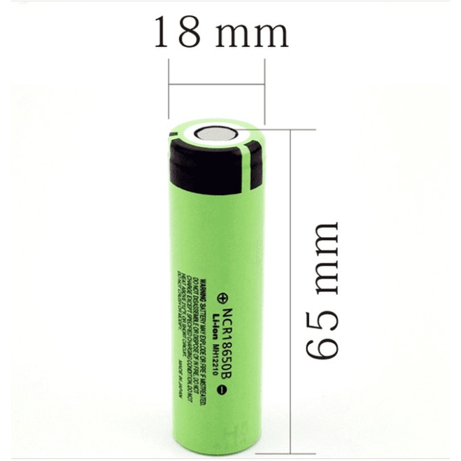 Pin cell 18650 Li-on Panasonic NCR18650B 3400mAh