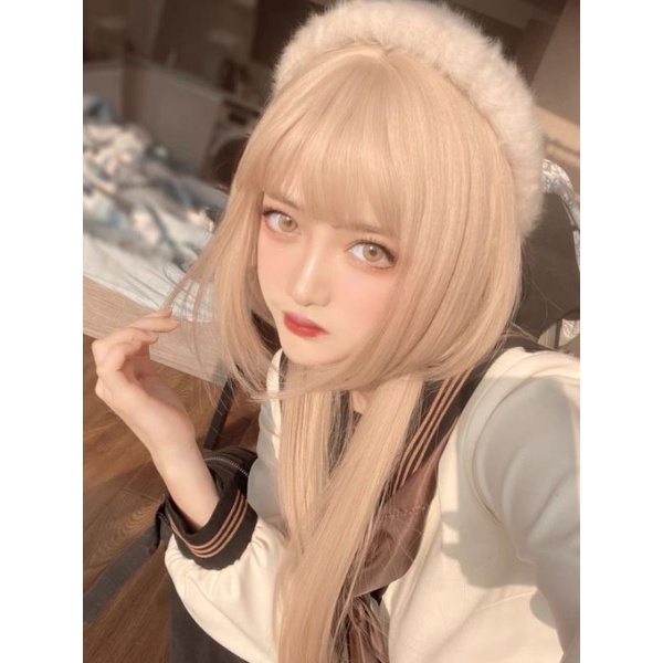 [Sẵn] Wig/Tóc giả mullet nữ màu trà nữ tính kiểu nhật - teen/lolita/cosplay TT001 [Miu Cosplay]