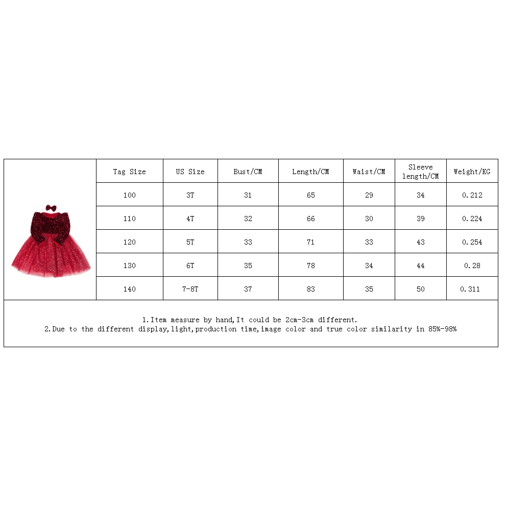 Đầm Công Chúa / Năm Mới / Ông Già Noel Đính Kim Sa Lấp Lánh Kèm Băng Đô Xinh Xắn Cho Bé Gái