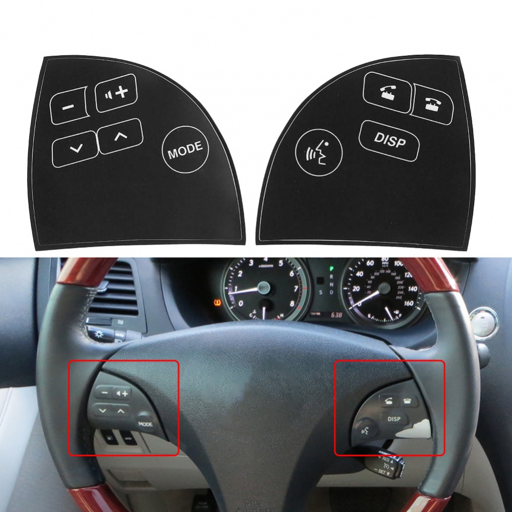 Miếng Dán Nút Điều Khiển Vô Lăng Xe Hơi LEXUS ES350 2007-2012
