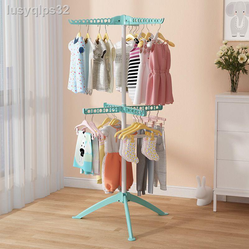 ▫ □ Móc Treo Quần Áo Cho Bé Tầng Gấp Gọn Đa Năng Sấy Quần Áo Hiện Vật Trẻ Sơ Sinh Móc Treo Quần Áo Tã Cho Bé Giá Treo Kh