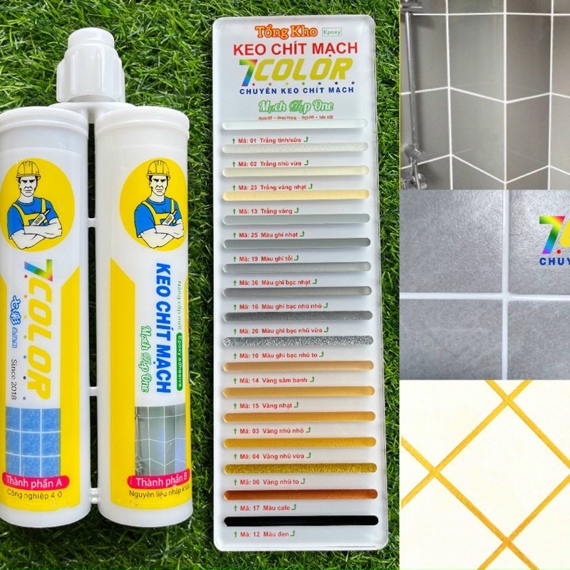 Keo chít mạch gạch 7color