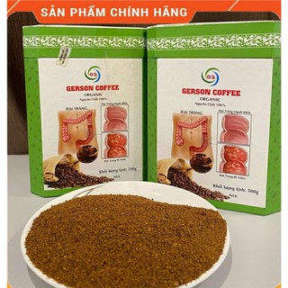 Cafe hữu cơ thải độc đại tràng gerson