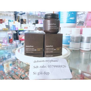 Mặt nạ đất sét tro núi lửa innisfree super volcanic pore clay mask 2x