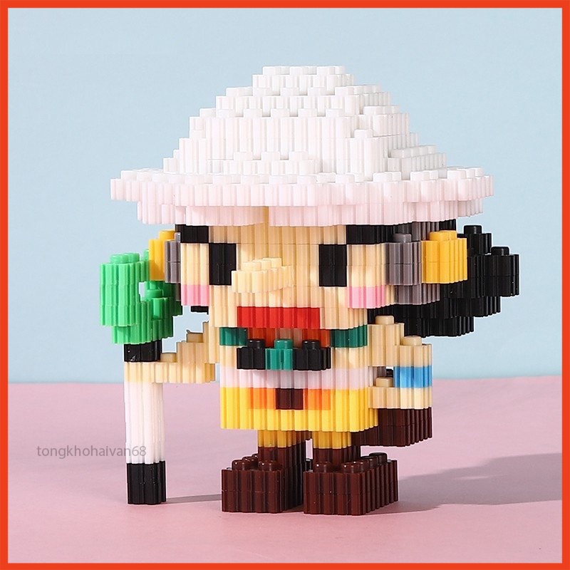 Mô Hình Lắp Ráp One Piece 3D Mini Vua Hải Tặc,Luffy,Zoro,Sanji,Frankie,Chopeer,Brook,Nami,Usopp,Ace, Nhiều Nhân Vật