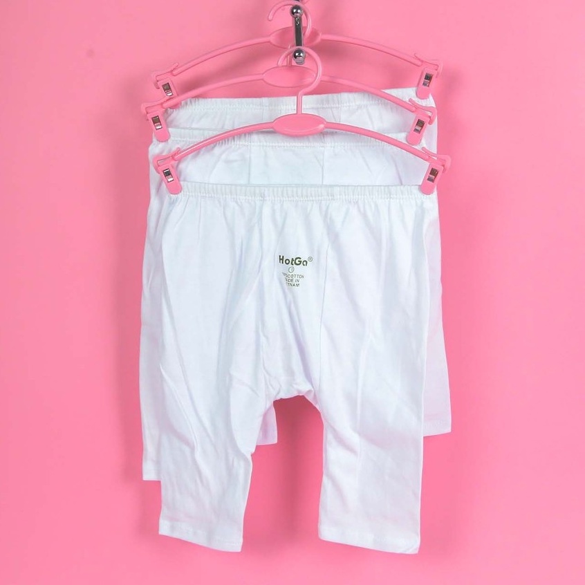 Quần Dài Sơ Sinh Trắng HotGa, Quần Dài Rã Đáy Cho Bé Sơ Sinh Mặc Tã Từ 3 - 12 Kg